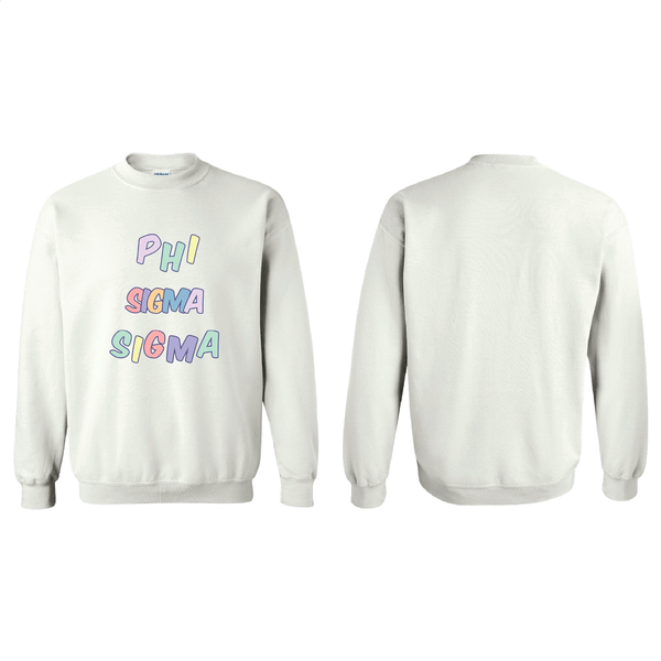 Happy Sweatshirt (Sororities G-Z)