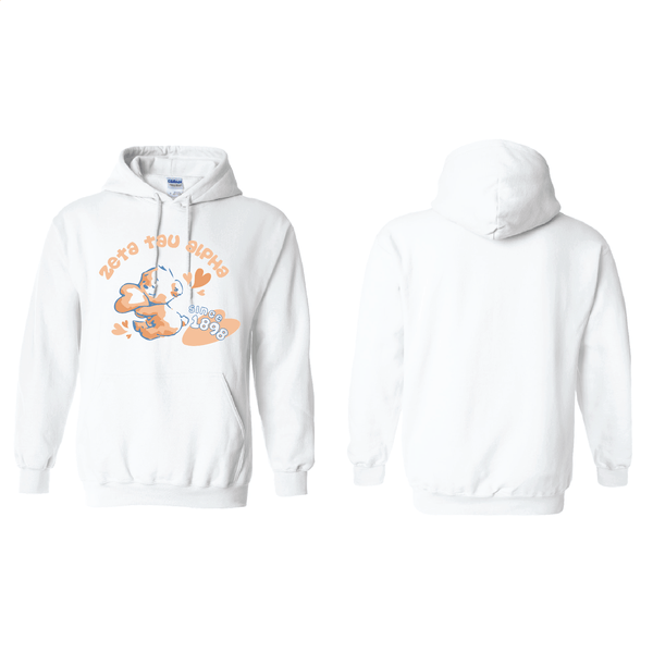 Teddy Bear Hoodie Sweatshirt (Sororities G - Z)