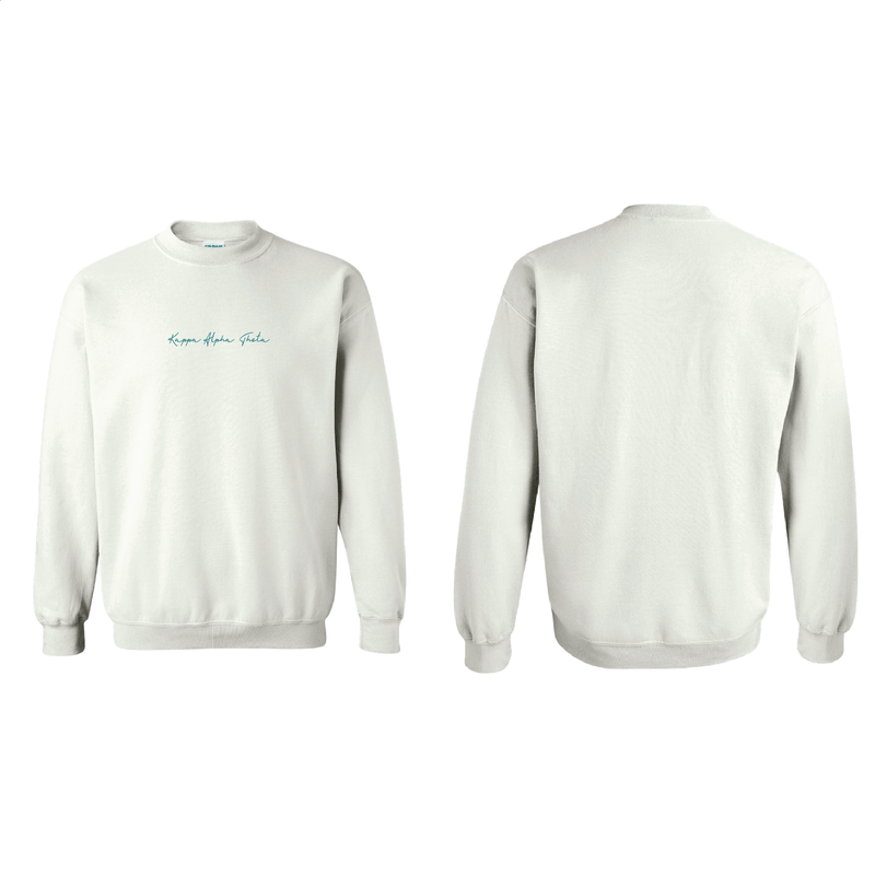 Cursive Sweatshirt (Sororities G-Z)