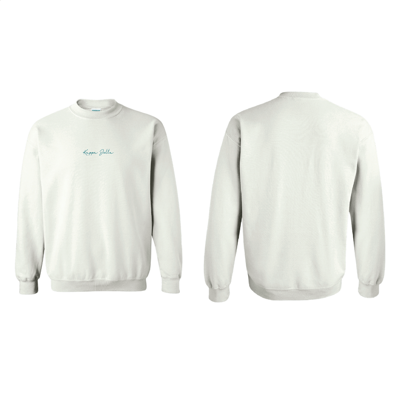 Cursive Sweatshirt (Sororities G-Z)