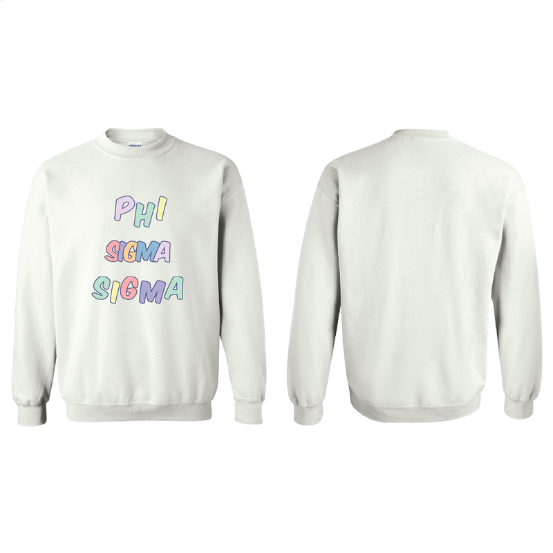 Happy Sweatshirt (Sororities G-Z)