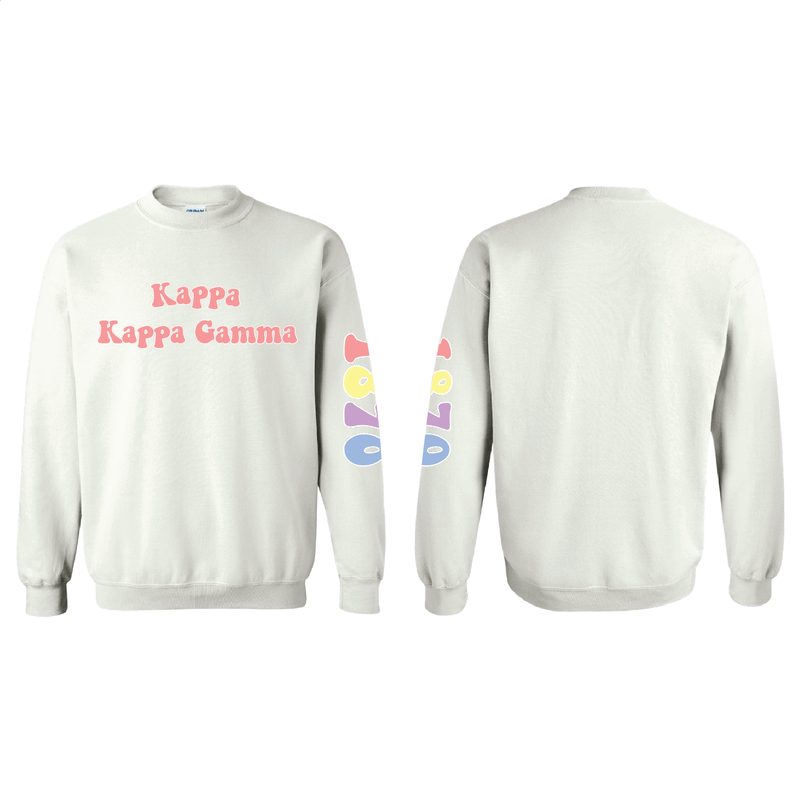 Pastel Sweatshirt (Sororities G-Z)