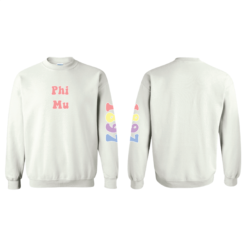 Pastel Sweatshirt (Sororities G-Z)