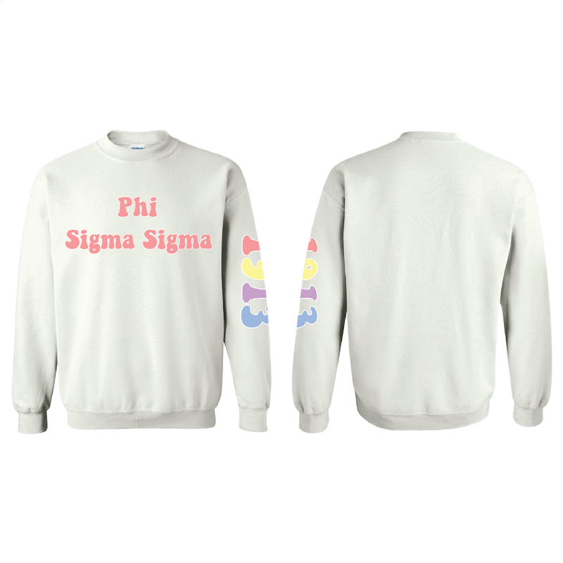 Pastel Sweatshirt (Sororities G-Z)