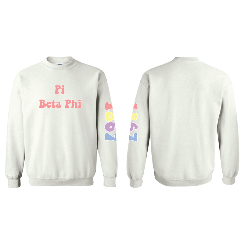 Pastel Sweatshirt (Sororities G-Z)