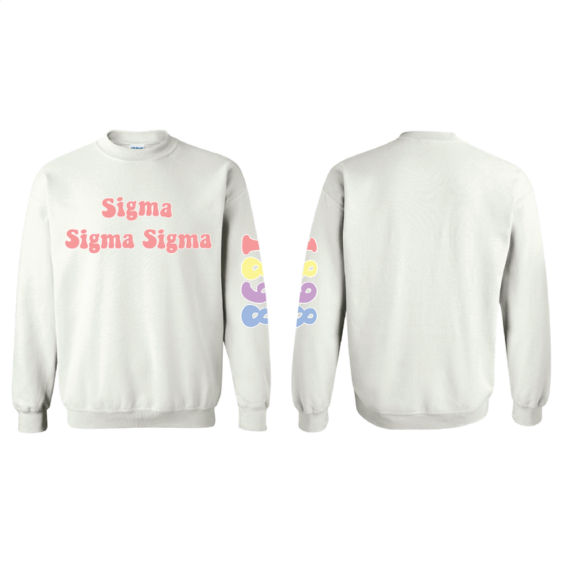 Pastel Sweatshirt (Sororities G-Z)