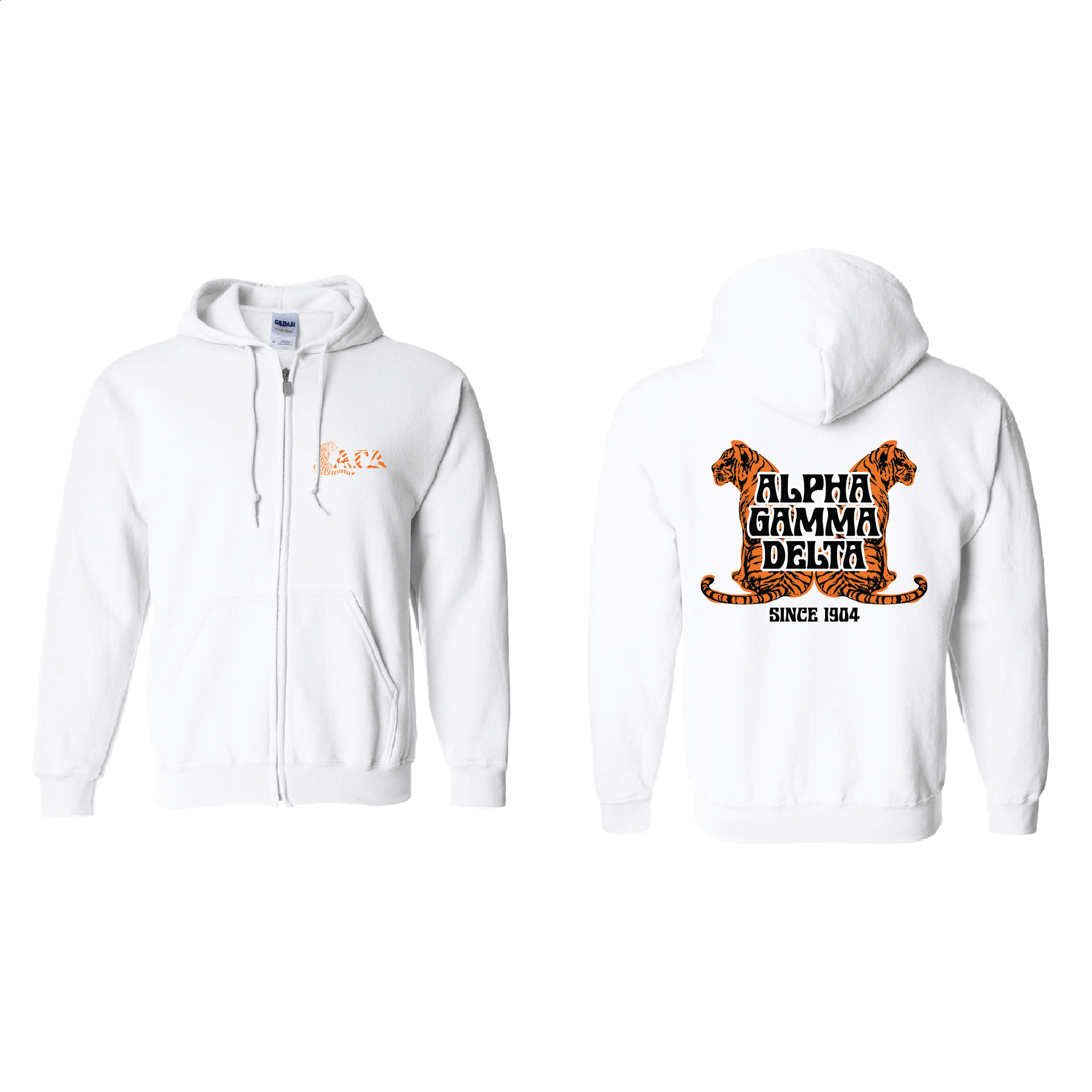 トップス AMERICANA tiger college HOODIE PULLOVER Tiger Full-zip Hoodie – The Collegiate Lineup