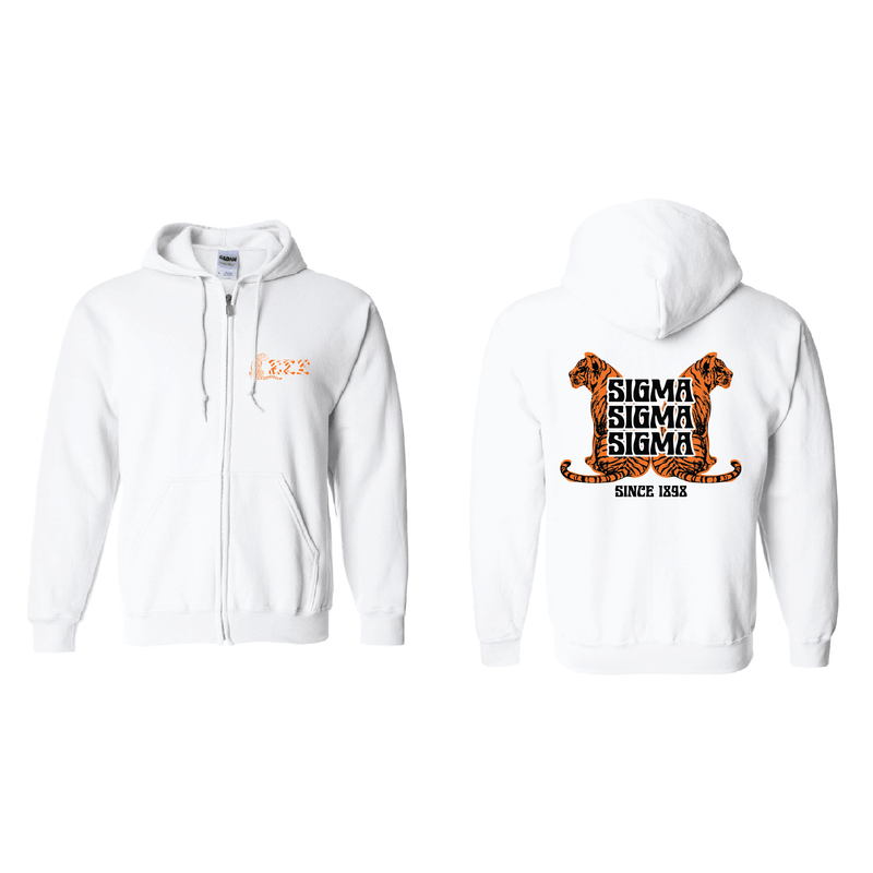 Tiger Full-zip Hoodie (Sororities G-Z)
