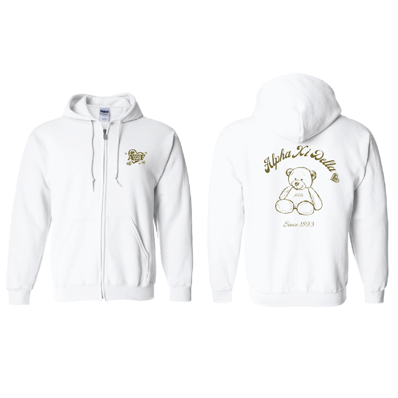 Bear Full-zip Hoodie