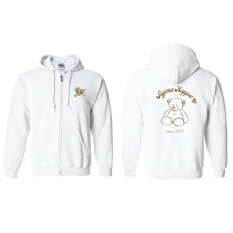 Bear Full-zip Hoodie (Sororities G-Z)