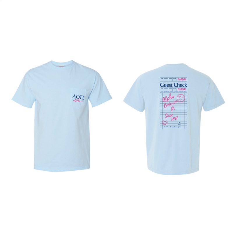 Guest Check T-Shirt – The Collegiate Lineup