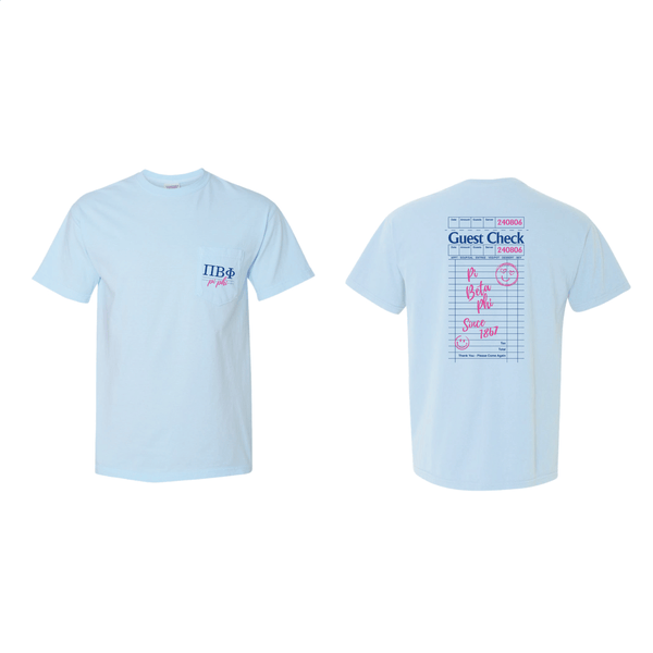 Guest Check T-Shirt (Sororities G-Z)