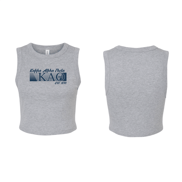 Motion Letters Muscle Crop Tank (Sororities G-Z)