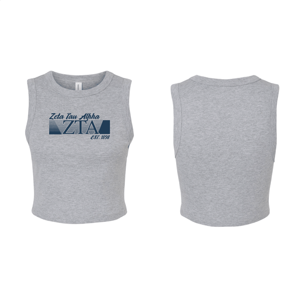 Motion Letters Muscle Crop Tank (Sororities G-Z)