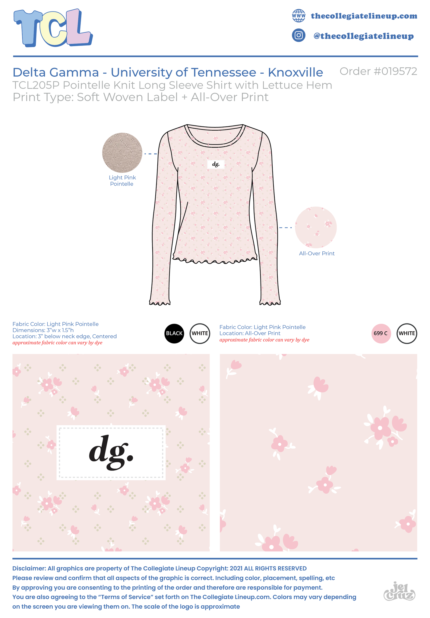 Delta Gamma  University of Tennessee - Knoxville  #19572