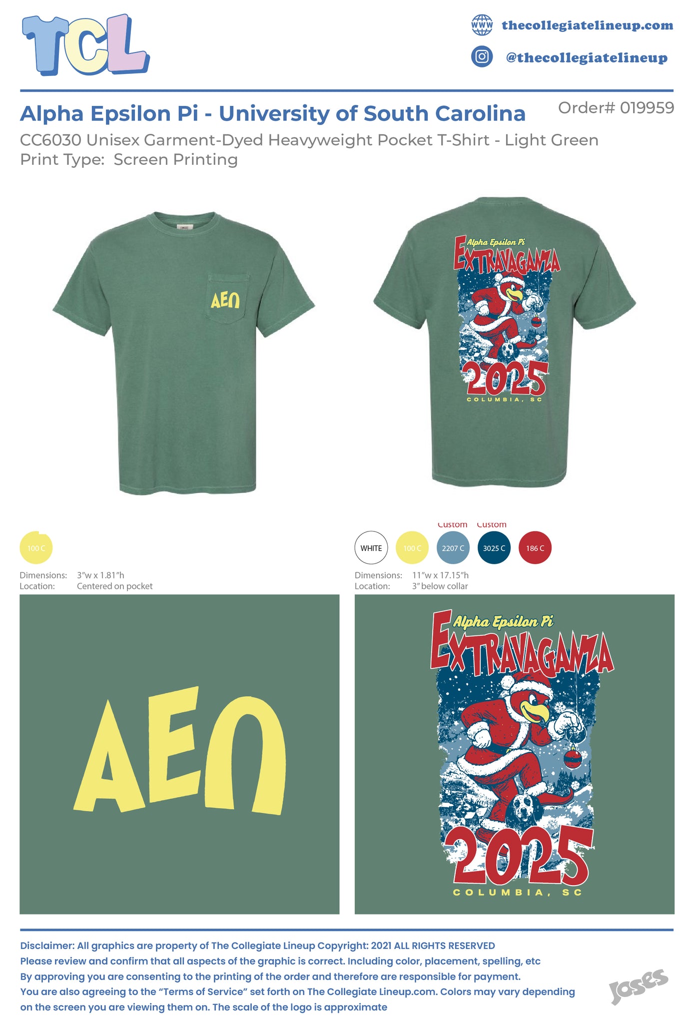 Alpha Epsilon Pi  University of South Carolina  #19959