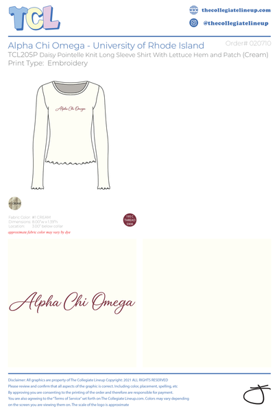 Alpha Chi Omega University of Rhode Island #20710