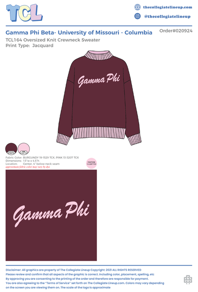 Gamma Phi Beta University of Missouri - Columbia #20924