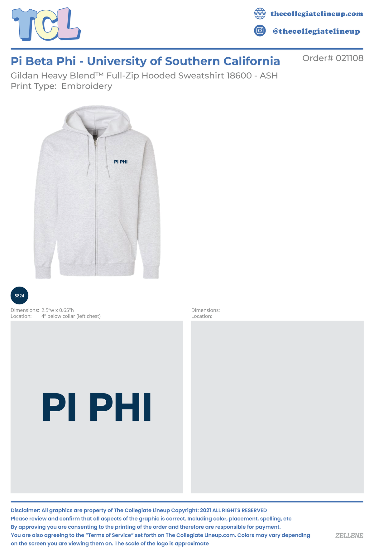 Pi Beta Phi University of Southern California #21108