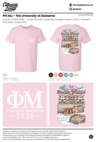 Phi Mu Alpha Sinfonia The University of Alabama #22006