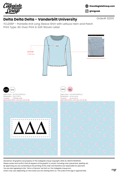 Delta Delta Delta Vanderbilt University #22111