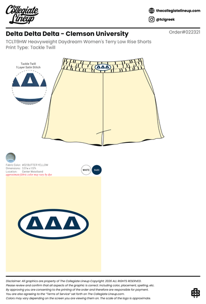 Tri Delta Clemson University #22321