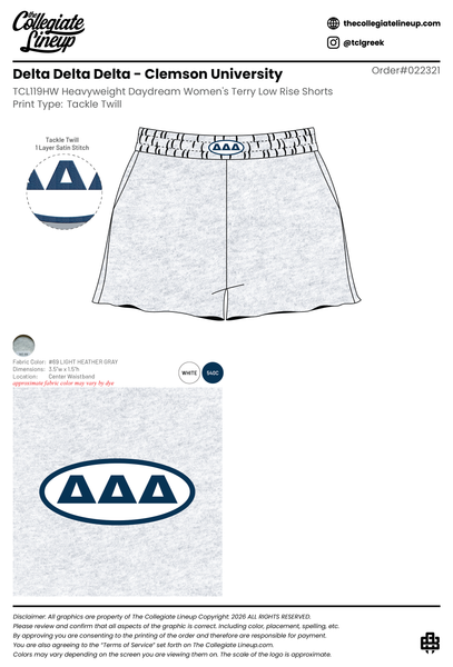 Tri Delta Clemson University #22321