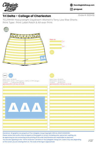 Tri Delta College of Charleston #22416