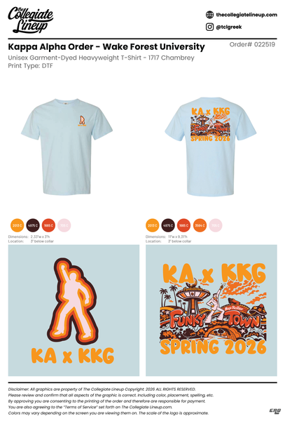 Kappa Alpha Order Wake Forest University #22519