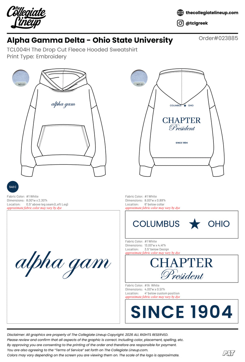 Alpha Gamma Delta Ohio State University #23885
