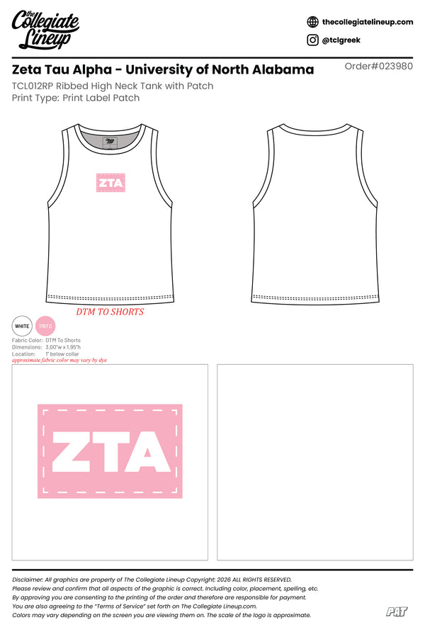 Zeta Tau Alpha University of North Alabama #23980