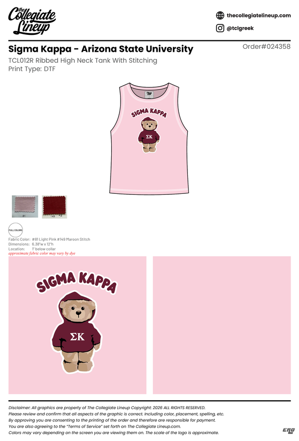 Sigma Kappa Arizona State University #24358