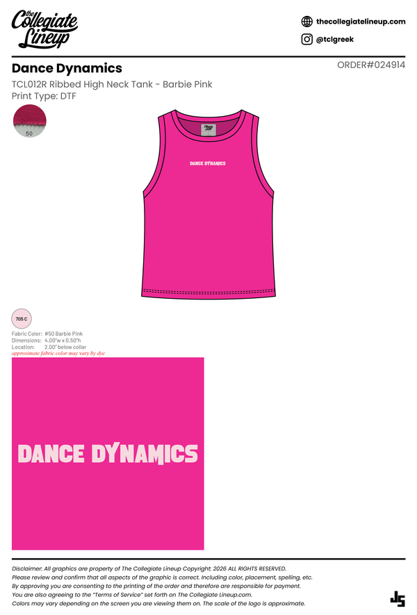 DD Alo Tank  #24914 Individual Shipping