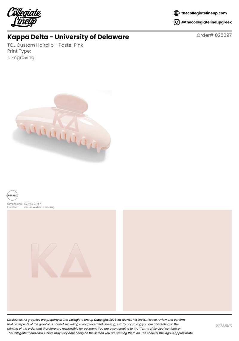Kappa Delta University of Delaware #25097