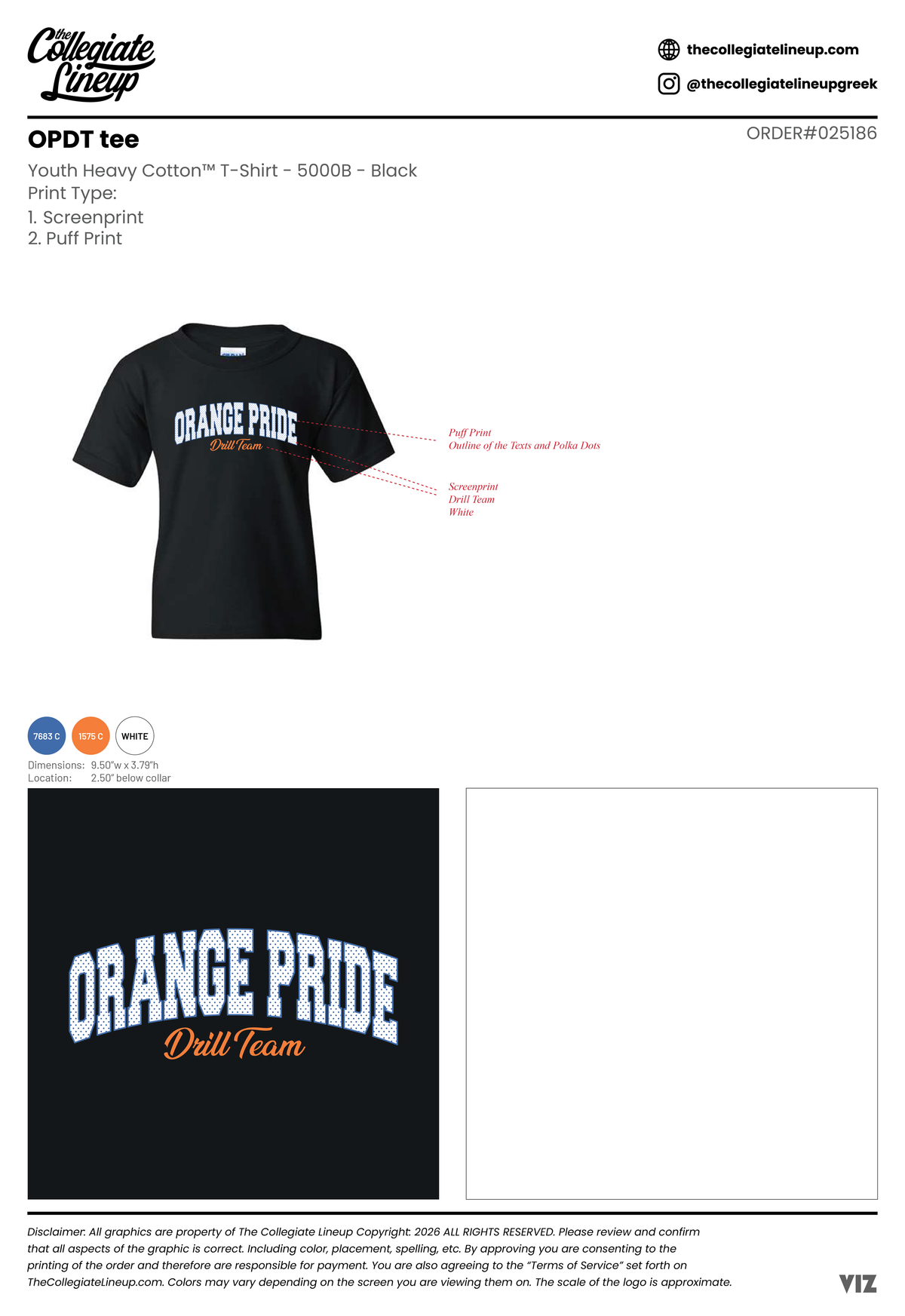 OPDT Tee #25186 Youth Shirt