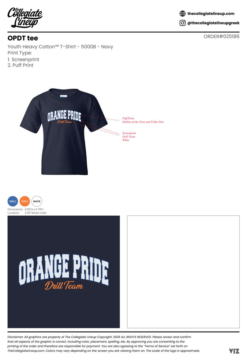 OPDT Tee #25186 Youth Shirt