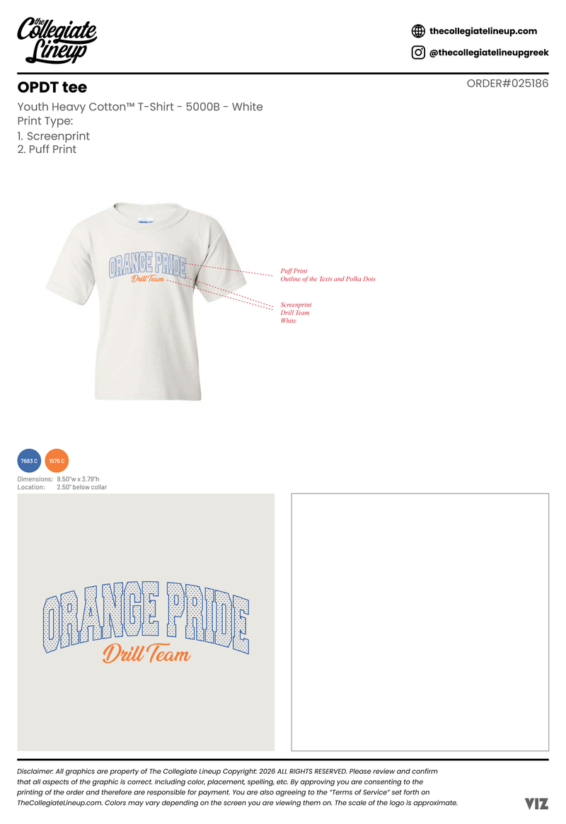 OPDT Tee #25186 Youth Shirt