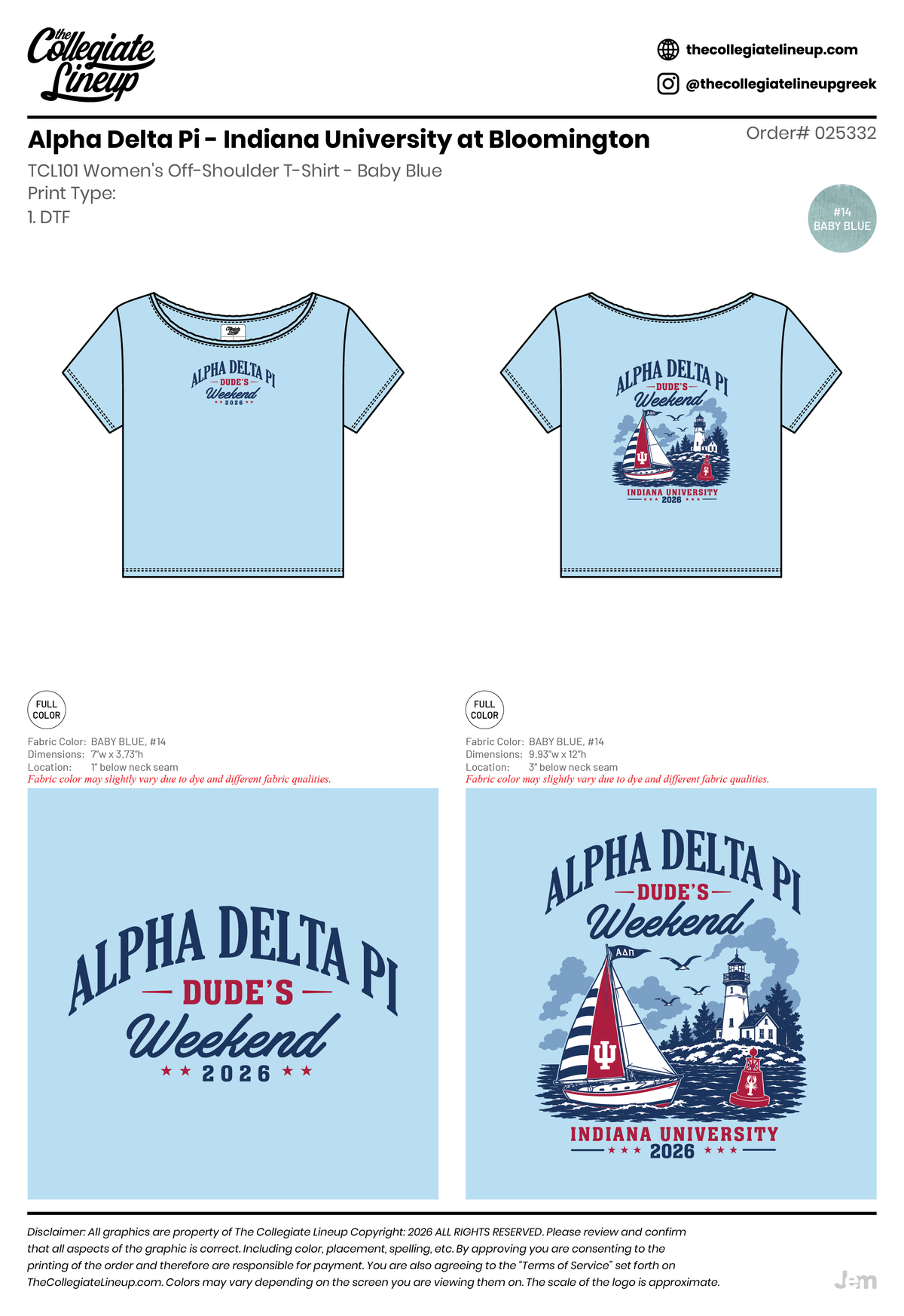 Alpha Delta Pi Indiana University at Bloomington #25332