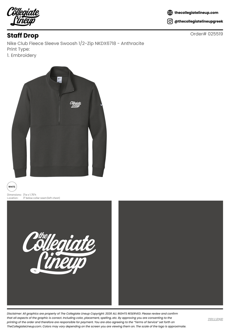 Staff Drop #25519 Individual Shipping