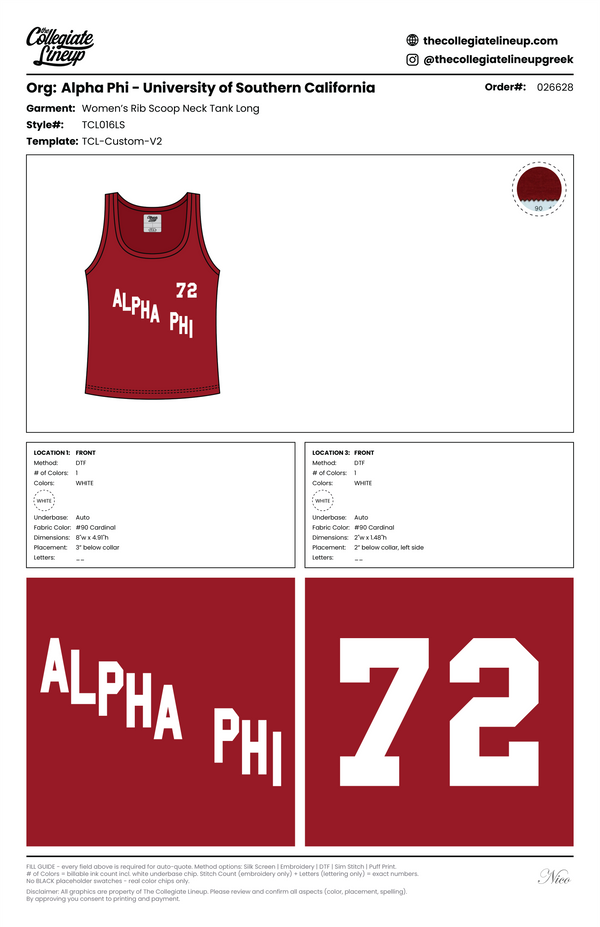 Alpha Phi University of Southern California #26628