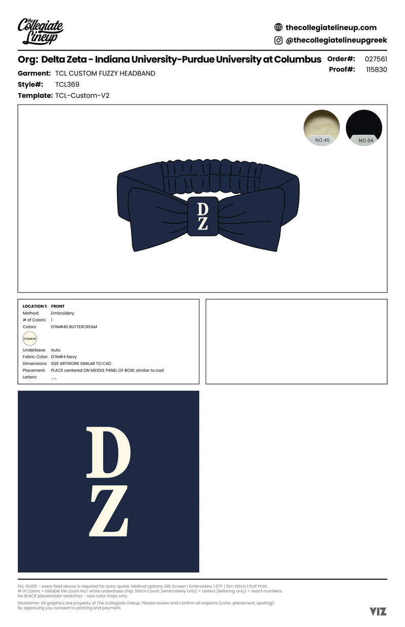 TCL CUSTOM FUZZY HEADBAND