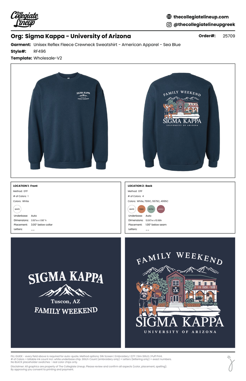 Sigma Kappa University of Arizona #25709