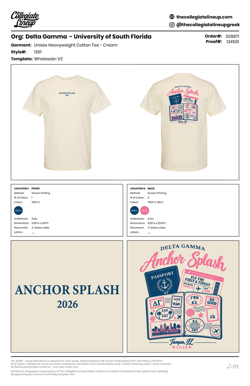 UNISEX HEAVYWEIGHT COTTON TEE — Cream