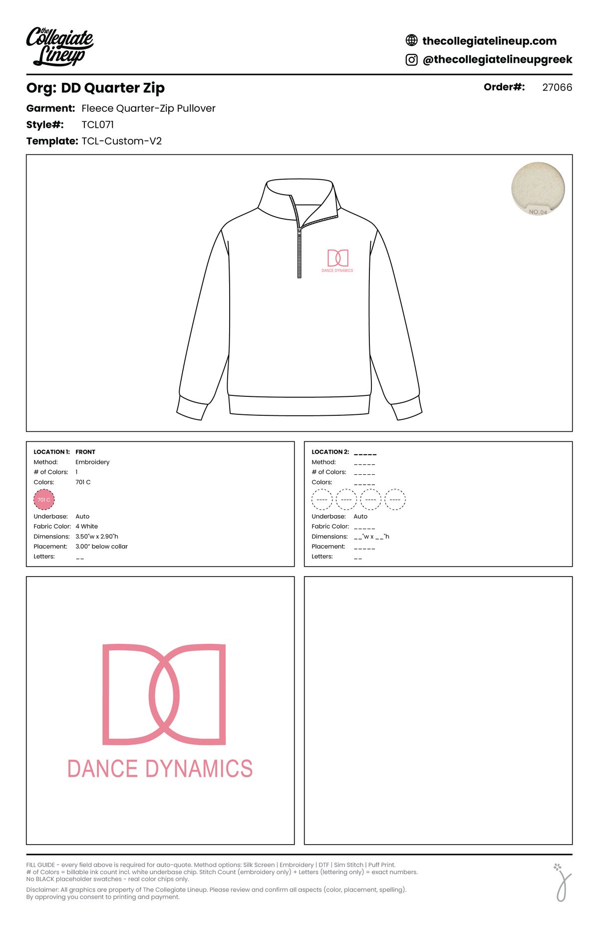 Fleece Quarter-Zip Pullover — white