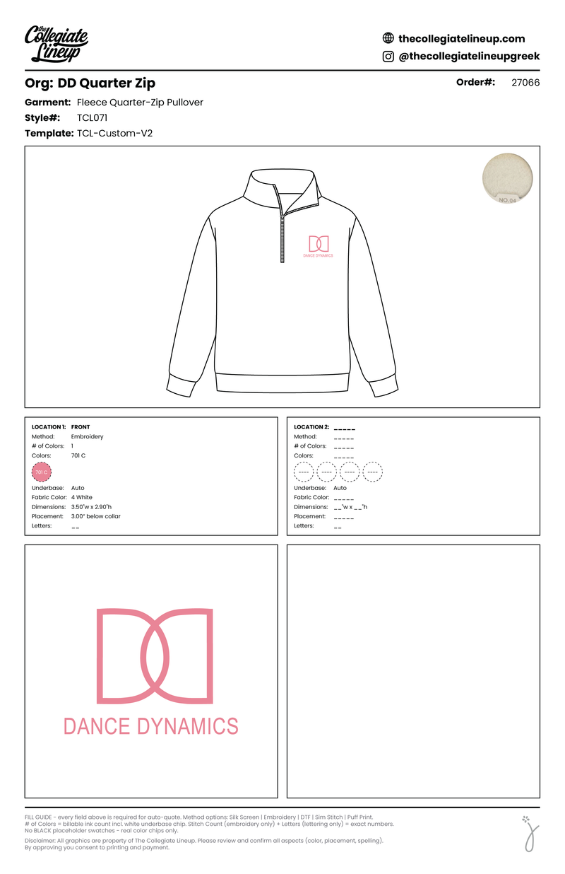 Fleece Quarter-Zip Pullover — white