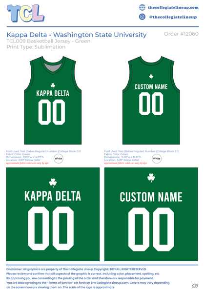 Kappa Delta Washington State University #12060