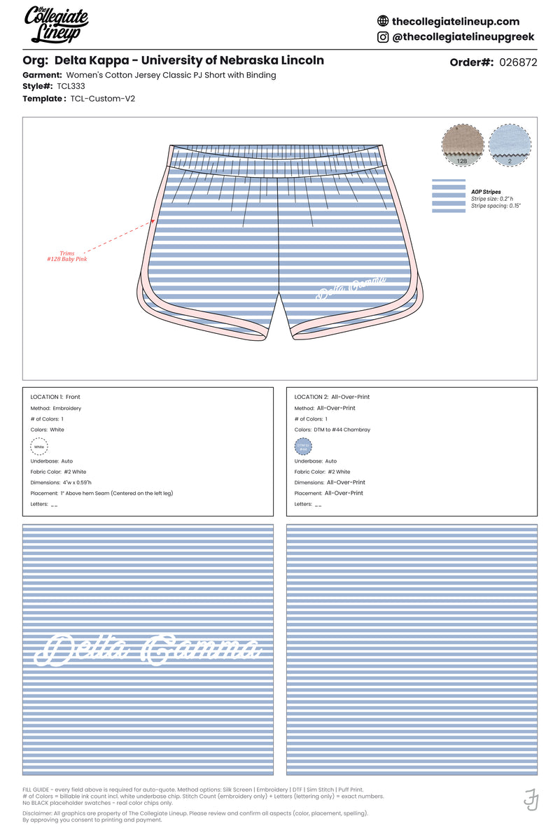 WOMEN'S COTTON JERSEY CLASSIC PJ SHORT WITH BINDING — TCL343