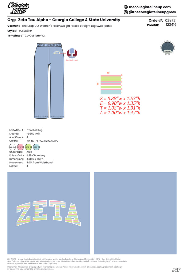 Zeta Tau Alpha Georgia College & State University #28721