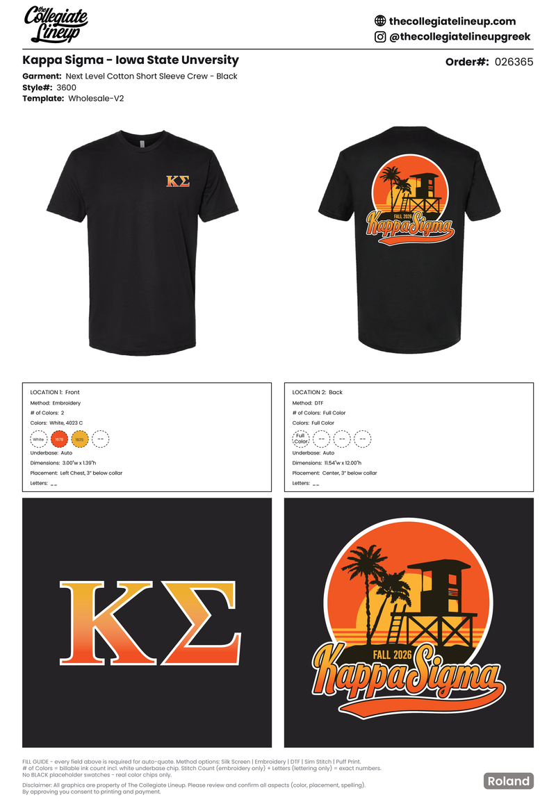 Kappa Sigma Iowa State Unversity #26365