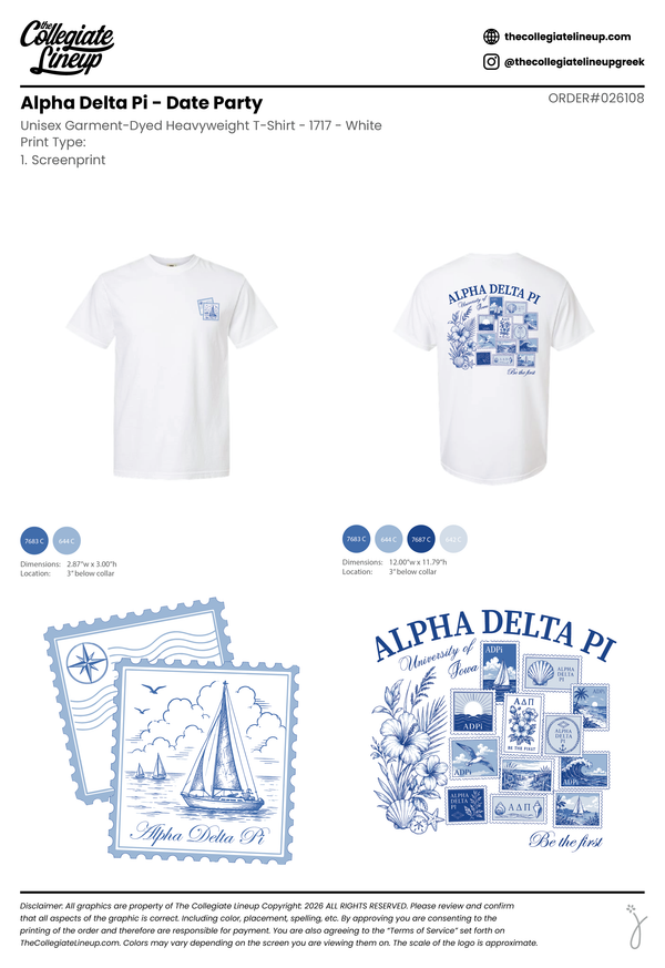 Alpha Delta Pi University of Iowa #26108